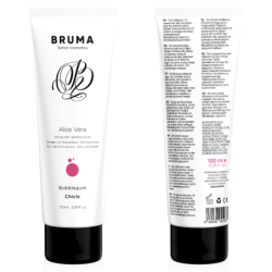 BRUMA - Gel deslizante de aloe vera sabor chicle 100 ml