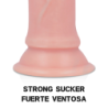 ROCKARMY - VIBRADOR DE SILICONA LÍQUIDA PREMIUM APACHE CON CONTROL REMOTO 20,5 CM -O- 4,62 CM