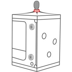 SECRET DOME - KINK CLUB CABINA SCANDALE NEGRO & ROJO