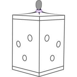 SECRET DOME - KINK CLUB CABINA SCANDALE MORADO