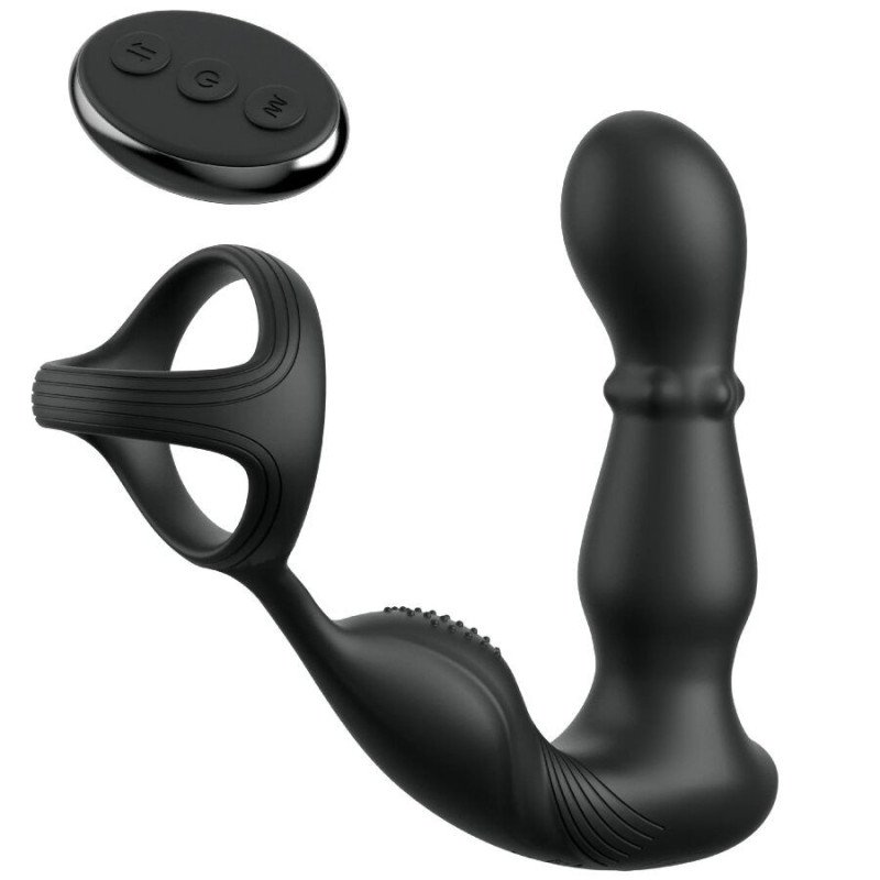 COLECCIÓN ANAL FANTASY ELITE - ANILLO ANAL VIBRATORIO Y MASAJEADOR CON CONTROL REMOTO
