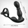 COLECCIÓN ANAL FANTASY ELITE - ANILLO ANAL VIBRATORIO Y MASAJEADOR CON CONTROL REMOTO