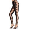 LEG AVENUE - MEDIAS OPACAS SIN TIRANTES NI COSTURAS NEGRAS