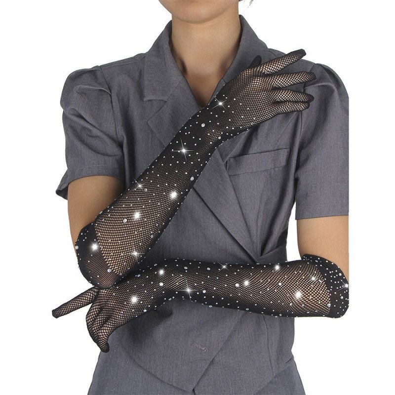 SUBBLIME - 957469SHINE GUANTES TRANSPARENTES NEGROS S/M