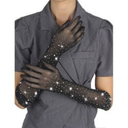SUBBLIME - 957469SHINE GUANTES TRANSPARENTES NEGROS S/M