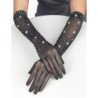 SUBBLIME - 957469 GUANTES TRANSPARENTES CON BRILLO NEGRO S/M