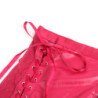 SUBBLIME - 957612 CONJUNTO SUJETADOR Y FALDA DE CUERO ROJO L/XL