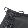 SUBBLIME - 957599 CONJUNTO SUJETADOR Y FALDA DE CUERO NEGRO L/XL