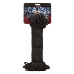 CALEXOTICS - CUERDA BDSM NEGRA ESCÁNDALO 50 M