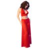 CHILIROSE - CR  4857 SET TOP Y PANTALONES ROJO TALLA M