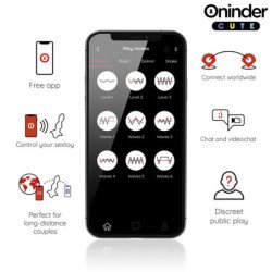 ONINDER CUTE - DILATADOR ANAL VIBRATORIO LOVE BUTT - APLICACIÓN GRATUITA MUNDIAL