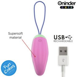 ONINDER CUTE - HUEVO DE SILICONA VIBRATORIO Y GIRATORIO DE 360° PARA UN PLACER AMOR - APLICACIÓN GLOBAL GRATUITA
