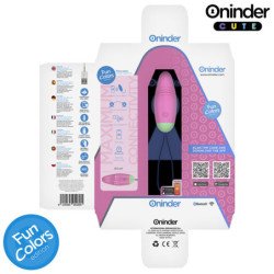 ONINDER CUTE - HUEVO DE SILICONA VIBRATORIO Y GIRATORIO DE 360° PARA UN PLACER AMOR - APLICACIÓN GLOBAL GRATUITA