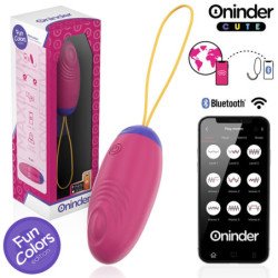ONINDER CUTE - HUEVO DE SILICONA VIBRADOR DE GOLPES PARA EL AMOR Y EL PLACER - APLICACIÓN GLOBAL GRATUITA
