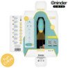 ONINDER CUTE - HUEVO VIBRATORIO PARA EL PLACER DEL AMOR - GEMAS DE SILICONA GIRATORIAS - APLICACIÓN GLOBAL GRATUITA