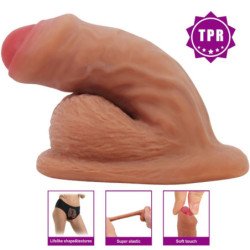 PRETTY LOVE - DILDO ULTRA REALISTA Y ELÁSTICO WARNELL DE 9,5 CM MULATO