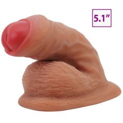 PRETTY LOVE - DILDO ULTRA REALISTA Y ELÁSTICO WARNELL DE 9,5 CM MULATO