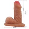 PRETTY LOVE - DILDO ULTRA REALISTA Y ELÁSTICO WARNELL DE 9,5 CM MULATO