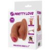 PRETTY LOVE - DILDO ULTRA REALISTA Y ELÁSTICO WARNELL DE 9,5 CM MULATO