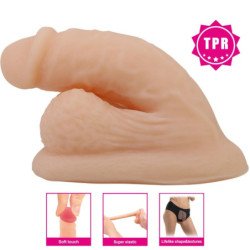 PRETTY LOVE - WILDON DILDO ULTRA REALÍSTICO Y ELÁSTICO 10 CM NATURAL