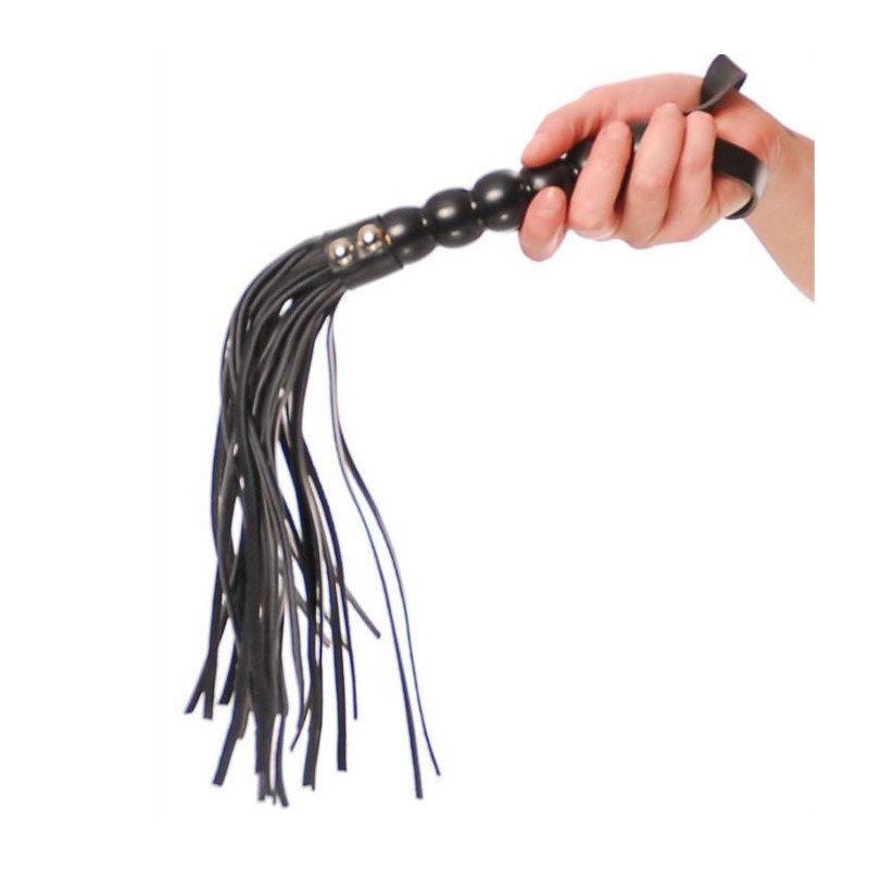 FETISH FANTASY SERIES - LATIGO MANGO ACANALADO CAT-O-NINE TAILS