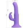 PRETTY LOVE - VIBRADOR KILLMOULIS RABBIT 12 MODOS DE VIBRACIÓN MORADO