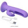 PRETTY LOVE - VIBRADOR KILLMOULIS RABBIT 12 MODOS DE VIBRACIÓN MORADO