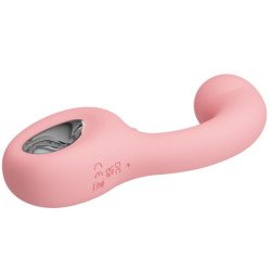 PRETTY LOVE - VIBRADOR DE PUNTO G ERYNNYES + ESTIMULADOR DE CLÍTORIS 10 VIBRACIONES ROSA
