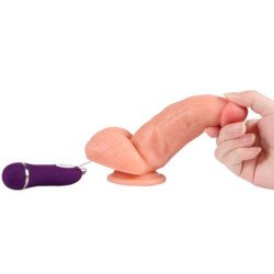 SHEQU - DILDO VIBRADOR SOLDADO CON CONTROL REMOTO 16 CM