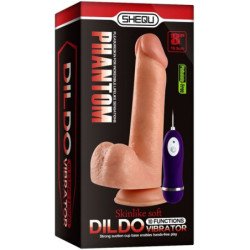 SHEQU - DILDO VIBRATORIO PHANTOM CON CONTROL REMOTO 20 CM