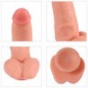 SHEQU - DILDO VIBRADOR ÁGUILA ROJA CON CONTROL REMOTO 17 CM