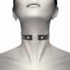 COQUETTE CHIC DESIRE - COLLAR DE CUERO VEGANO PARA MUJER CON FORMA DE CORAZÓN