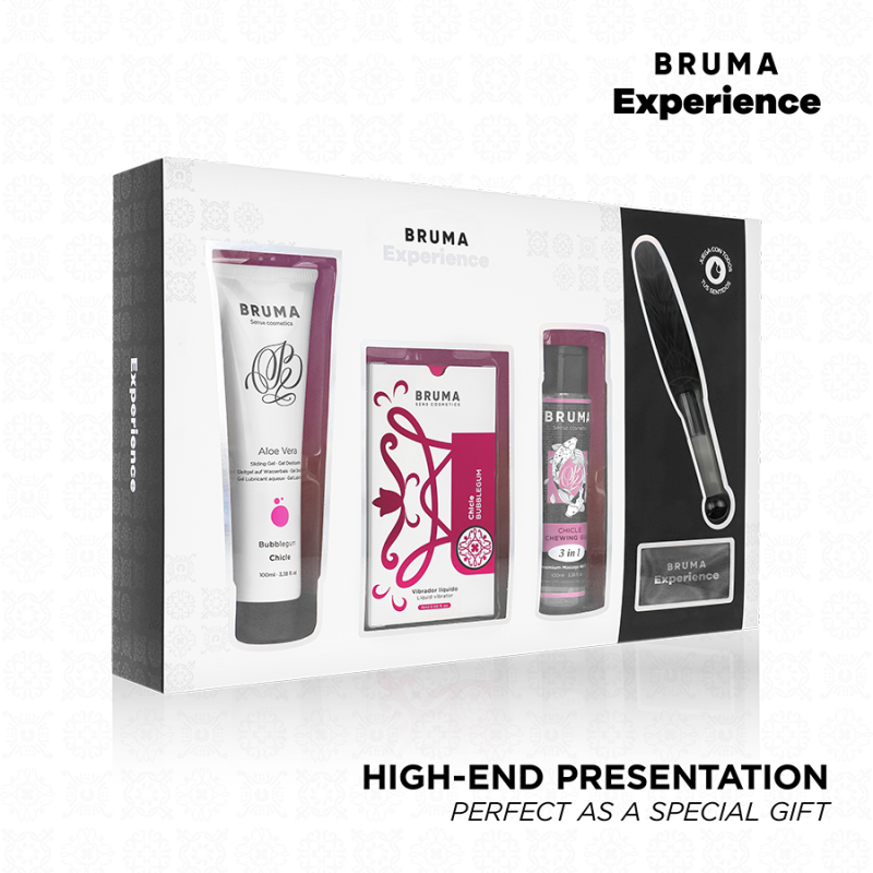 BRUMA XPERIENCE - KIT DE TENTACIÓN VIBRO-ORGÁSMICA DE CHICLE DULCE