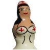 CONDOMERIE - CONDONES DE NOVEDAD PINTADOS A MANO NEGRO DE ENFERMERA