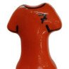 CONDOMERIE - CONDONES DE DISEÑO NOVEDOSO PINTADOS A MANO - CAMISETA NARANJA