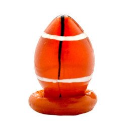 CONDOMERIE - CONDONES DE DISEÑO PINTADOS A MANO CON FORMA DE PELOTA DE RUGBY