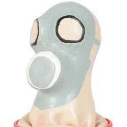 CONDOMERIE - MÁSCARA DE GAS CONDONES DE NOVEDAD PINTADOS A MANO