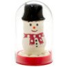 CONDOMERIE - CONDONES DE NOVEDAD PINTADOS A MANO: MUÑECO DE NIEVE