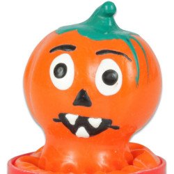 CONDOMERIE - CONDONES DE NOVEDAD PINTADOS A MANO CON COLOR DE CALABAZA