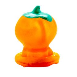 CONDOMERIE - CONDONES DE NOVEDAD PINTADOS A MANO CON COLOR DE CALABAZA