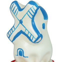CONDOMERIE - CONDONES DE DISEÑO NOVEDOSO PINTADOS A MANO MOLINO DE VIENTO