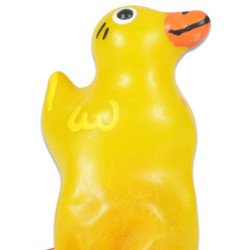 CONDOMERIE - CONDONES DE DISEÑO NOVEDOSO PINTADOS A MANO CON DISEÑO DE PATO