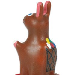 CONDOMERIE - CONDONES DE NOVEDAD PINTADOS A MANO CON EL CONEJO DE PASCUA