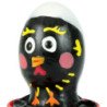CONDOMERIE - CONDONES DE DISEÑO NOVEDOSO PINTADOS A MANO POLLO NEGRO