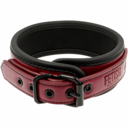 CUARTO OSCURO DE SUMISIÓN FETICHE - COLLAR DE CADENA CON FORRO DE NEOPRENO