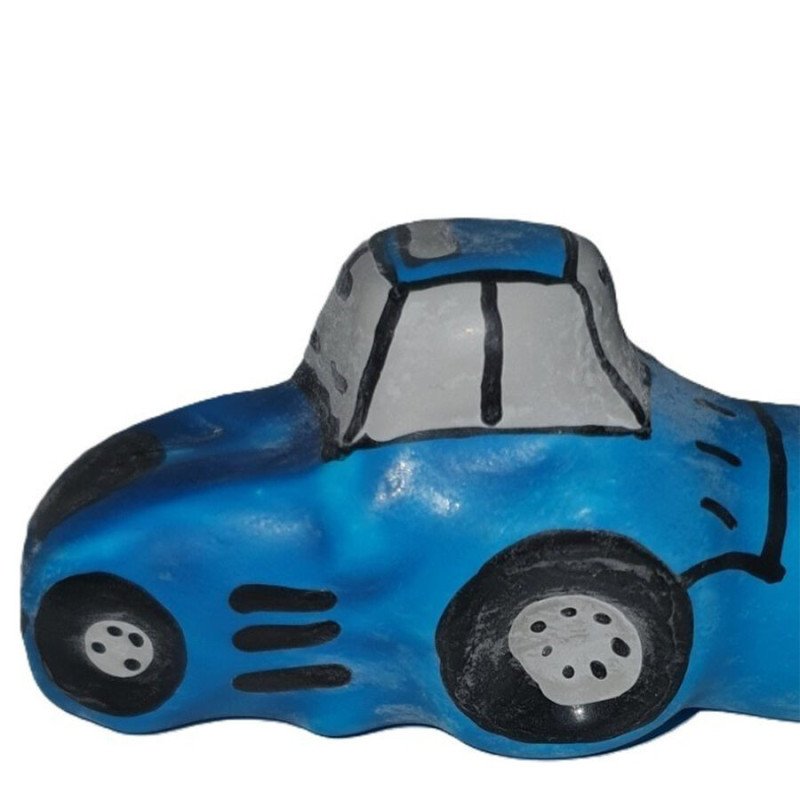 CONDOMERIE - CONDONES DE DISEÑO NOVEDOSO PINTADOS A MANO TRACTOR AZUL XL