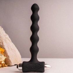 ROCKS-OFF - PETITE SENSATIONS PEARLS VIBRADOR ANAL NEGRO