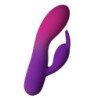 ROCKS-OFF-GLO-GIRL VIBRADOR CONEJO MORADO