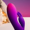 ROCKS-OFF-GLO-GIRL VIBRADOR CONEJO MORADO