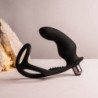 ROCKS-OFF - RO-ZEN RRO TAPÓN ANAL CON ANILLO VIBRADOR PARA EL PENE NEGRO